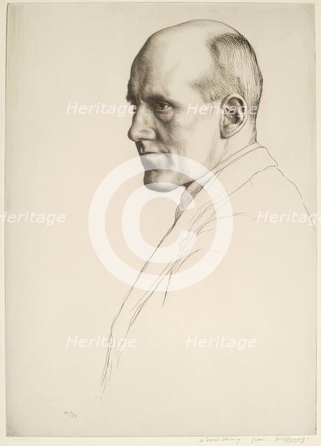 James Craig Annan, 1916. Creator: William Strang.