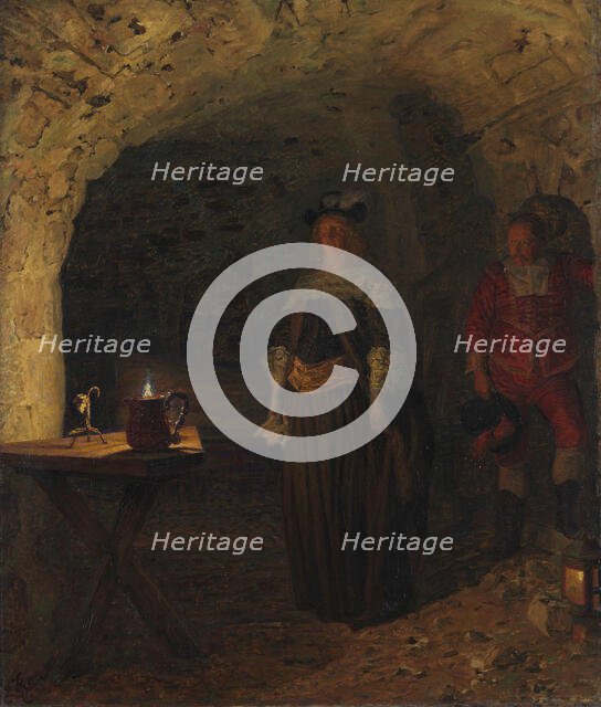 Leonora Christina is led by Captain Ahlefeldt into Blatarn, 1893. Creator: Kristian Zahrtmann.