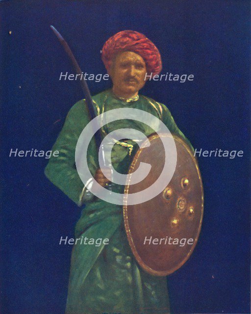 'A Retainer of Rajgarh', 1903. Artist: Mortimer L Menpes.