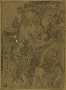 Holy Family with the Infant John the Baptist, c. 1600. Creator: Unknown.