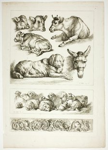 Plate Twenty of 38 from Oeuvres de J. B. Huet, 1796–99. Creator: Jean Baptiste Marie Huet.