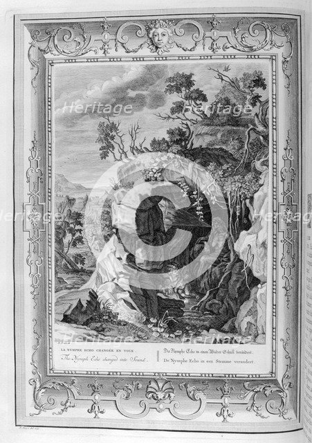 'The Nymph Echo Changed into Sound', 1733. Artist: Bernard Picart