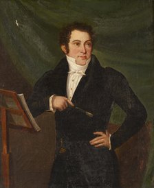 Portrait of Adolf Ganz (1796-1869), 1835. Creator: Grünbaum, Laurent (Lorenz) (1760-1855).