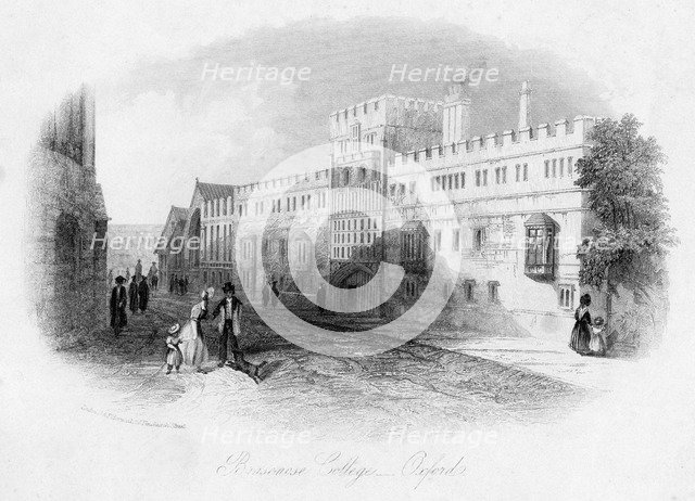 Brasenose College, Oxford University. Artist: Unknown