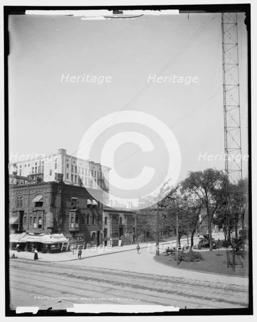 Washington Boulevard, Detroit, Mich., between 1900 and 1906. Creator: Unknown.