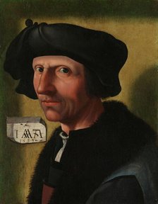 Portrait of Jacob Cornelisz van Oostsanen (c.1472/77-1528/33), c.1533. Creator: Workshop of Jacob Cornelisz van Oostsanen.