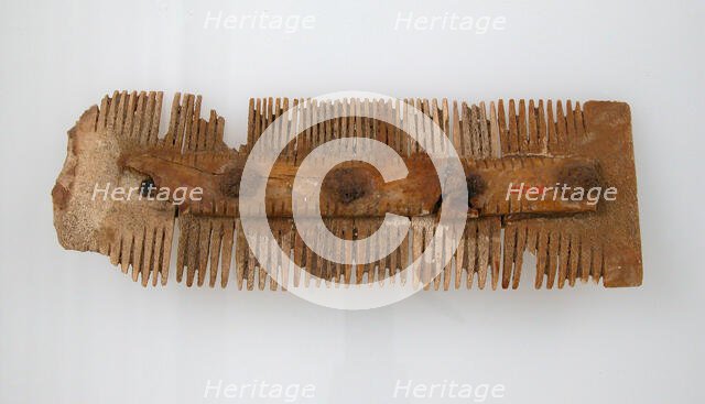 Double-Sided Comb, Frankish, 7th century. Creator: Unknown.