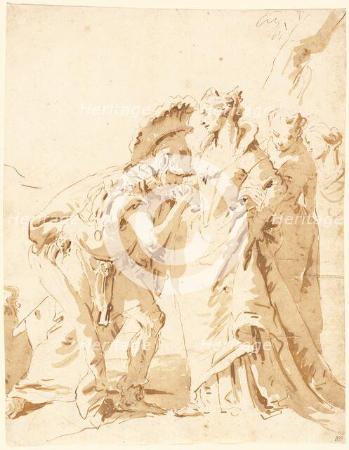 The Meeting of Antony and Cleopatra, mid 1740s. Creator: Giovanni Battista Tiepolo.