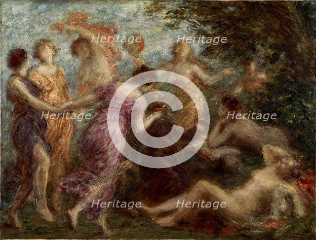 The Temptation of Saint Anthony. Artist: Fantin-Latour, Henri (1836-1904)