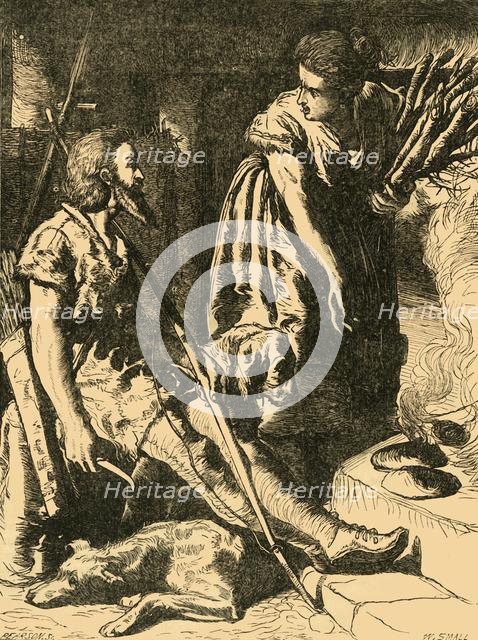 'Alfred in the Neat-herd's Hut', late 19th century.  Creator: Pearson.