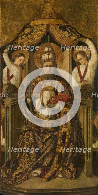 Saint Peter Enthroned. Artist: Osona (Orsona), Rodrigo de (active 1465-1514)