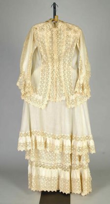 Morning dress, French, ca. 1882. Creator: Unknown.