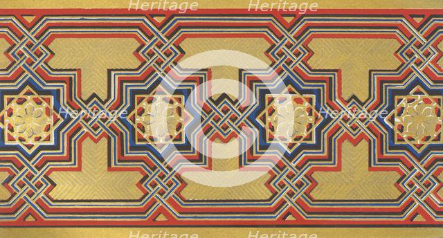 'Band at springing of arch at the entrance of Hall of the Two Sisters from the Court of Lio Creator: Unknown.