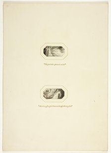 Study for a plate from The Triumphs of Temper, in the 1796 Royal Engagements Pocket Book, c. 1795. Creator: Thomas Stothard.