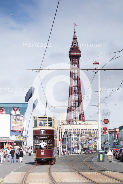 Promenade, Blackpool, Lancashire, 2017. Creator: Alun Bull.