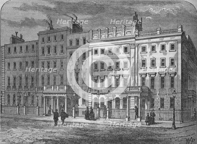 Claridge's Hotel, Mayfair, Westminster, London, c1877 (1878). Artist: Unknown.