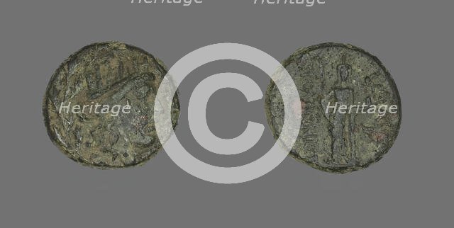 Coin Depicting the Goddess Tyche, 2nd-1st century BCE. Creator: Unknown.