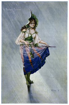 'A Summer Shower', 1899. Artist: Unknown