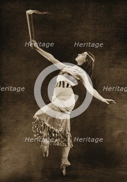 Tamara Karsavina in the Diaghilev's first Paris "Saison Russe" , 1909. Creator: Anonymous.