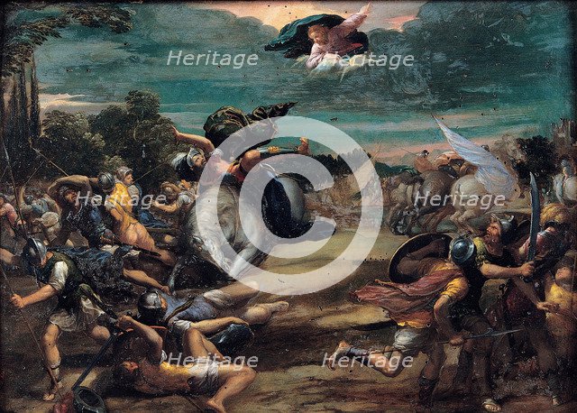 The Conversion on the Way to Damascus, 1590-1595. Artist: Scarsellino (Scarsella), Ippolito (1551-1620)