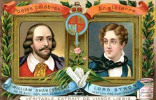 William Shakespeare and Lord Bryron, c1900. Artist: Unknown