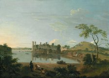 Caernarvon Castle, between 1744 and 1745. Creator: Richard Wilson.