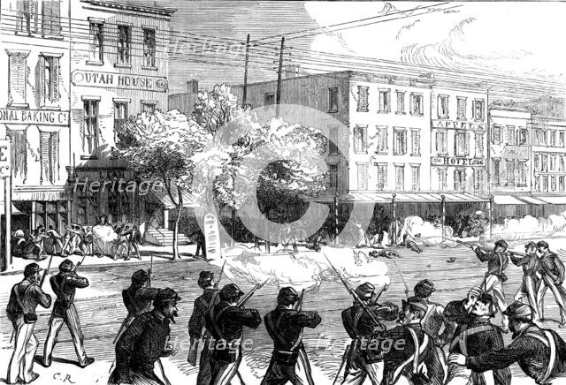 The Irish Orange Riots in New York, 1871. Creator: Unknown.