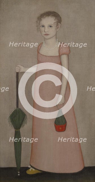 Portrait Of Harriet Campbell, c1815. Creator: Ammi Phillips.