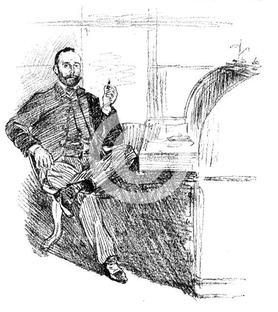 The Colliery Strike and the London Coal Exchange: waiting for clients, 1890. Creator: Unknown.