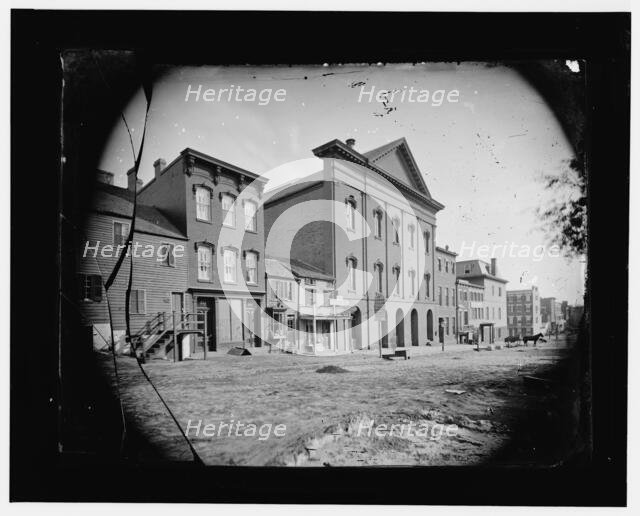 Ford's Theatre, Washington, D.C., between 1860 and 1880. Creator: Unknown.
