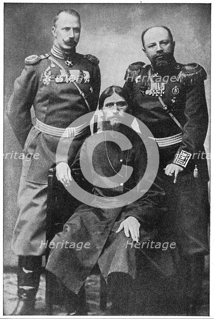 Grigoriy Efimovich Rasputin, Russian mystic and 'holy man'. Artist: Unknown