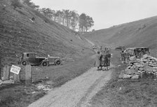 Two MG M types at the MCC Sporting Trial, Litton Slack, Derbyshire, 1930. Artist: Bill Brunell.