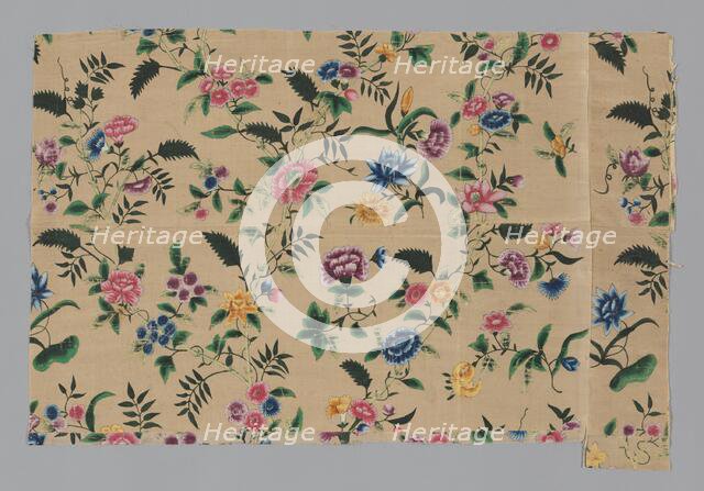 Panel (Dress Fabric), China, 18th century, Qing dynasty (1644-1911). Creator: Unknown.