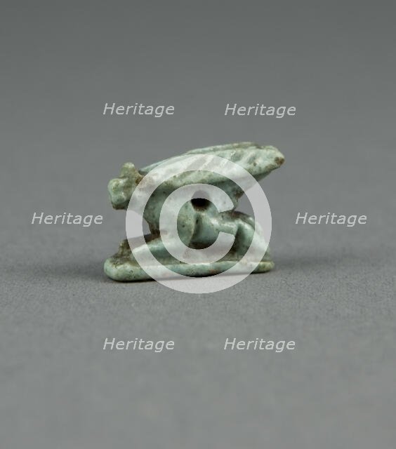 Amulet of a Hare, Egypt, Third Intermediate Period, Dynasty 21-25 (1070-656 BCE). Creator: Unknown.