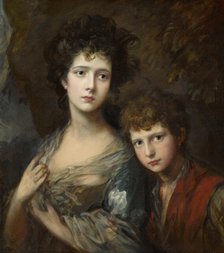 Elizabeth And Thomas Linley, c1768. Creator: Thomas Gainsborough.
