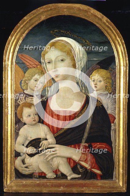 Madonna with Child and Angels, ca 1470. Artist: Matteo di Giovanni (ca. 1430-1495)