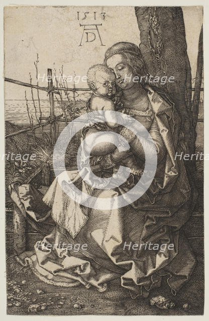 Virgin and Child Seated by a Tree, 1513. Creator: Albrecht Durer.