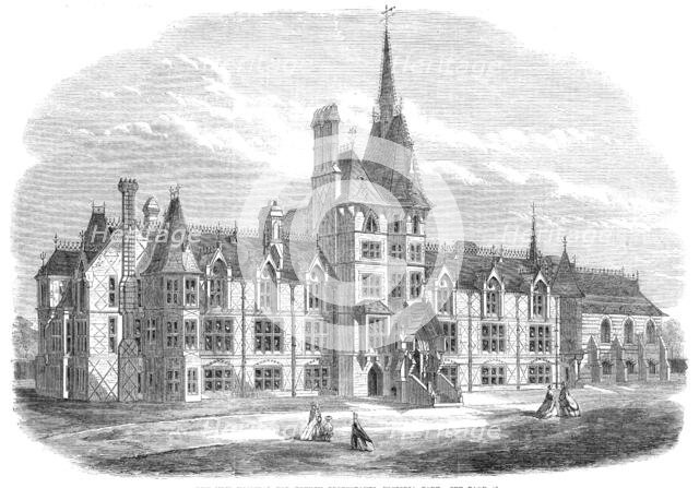 The new hospital for French Protestants, Victoria Park, 1865. Creator: Unknown.