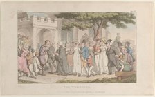 The Weddings, from "The Vicar of Wakefield", May 1, 1817., May 1, 1817. Creator: Thomas Rowlandson.
