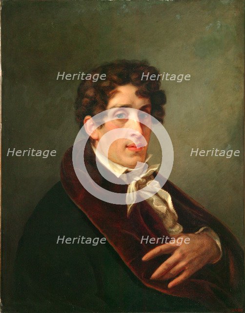 Portrait of the artist Count Fyodor Petrovich Tolstoy (1783-1873), 1809. Artist: Michaylov, Pavel Nikolayevich (1786-1840)