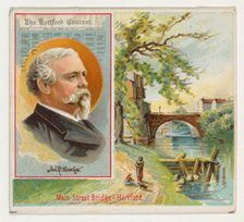 Joseph R. Hawley, The Hartford Courant, from the American Editors series (N35) for Allen &..., 1887. Creator: Allen & Ginter.
