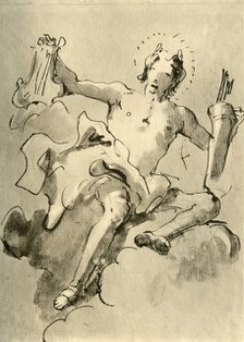 'Apollo', c1757, (1928). Artist: Giovanni Battista Tiepolo.