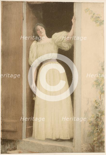 Le Départ, published 1899. Creator: Louis Joseph Raphaël Collin (French, 1830-1916); Imprimerie Champenois.