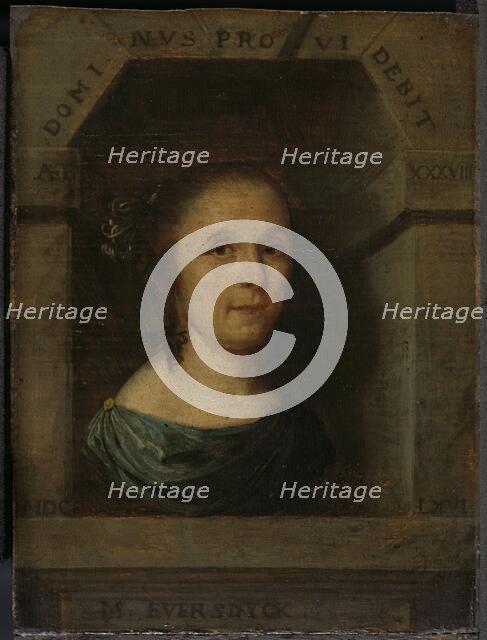 Maria Eversdijck (b 1628), Wife of Nicolaes Blancardus, 1666. Creator: Willem Eversdyck.