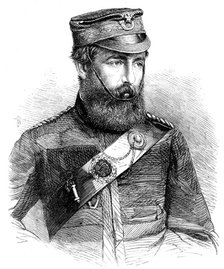 Mr. Pixley, of the Victoria Rifles, winner of the Queen's Prize at the National Rifle Contest, 1862. Creator: Unknown.