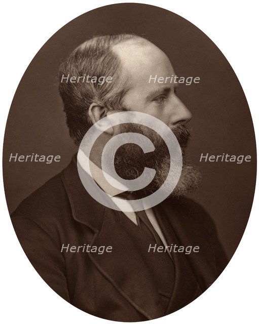 George Edmund Street, architect, 1878.Artist: Lock & Whitfield