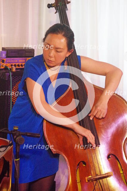 Linda May Han Oh, Linda May Han Oh Quartet, Watermill Jazz Club, Dorking, Surrey, 26 Oct 2021. Creator: Brian O'Connor.