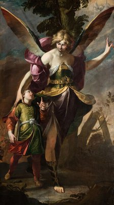 The Guardian Angel, 1630. Creator: Gioacchino Assereto.