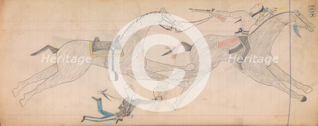 Maffet Ledger: Drawing, ca. 1874-81. Creator: Unknown.
