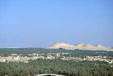 Jebel at Takrur from Siwa, Egypt. 